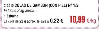 Abordo Colas de gambon oferta