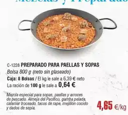 Abordo Preparado para paellas y sopas oferta