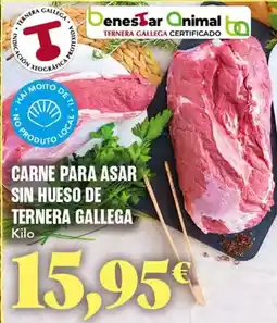 Gadis Gallega - carne para asar sin hueso de ternera oferta