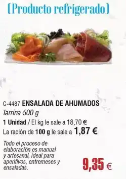 Abordo Ideal - ensalada de ahumados oferta