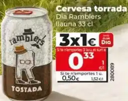 Dia Dia ramblers - cerveza tostada oferta