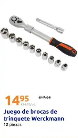 Action WERCKMANN Juego de brocas de trinquete oferta