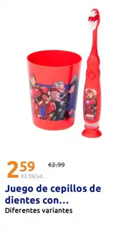 Action Juego de cepillos de dientes con... oferta