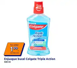 Action COLGATE Enjuague bucal Triple Action oferta