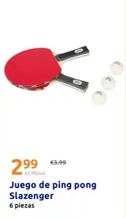 Action SLAZENGER Juego de ping pong oferta