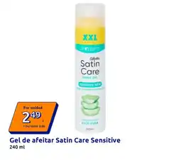 Action Gel de afeitar Satin Care Sensitive oferta