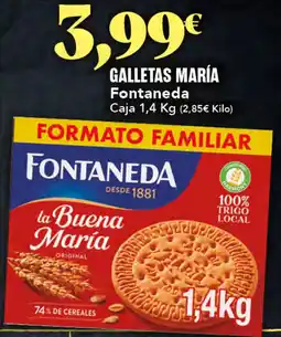 Gadis FONTANEDA Galletas maría oferta