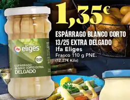 Gadis IFA ELIGES Espárrago blanco corto 13/25 extra delgado oferta