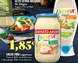 Gadis LIGERESA Salsa fina oferta