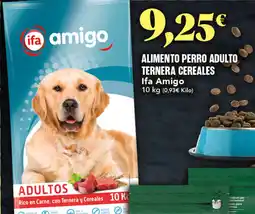 Gadis IFA AMIGO Alimento perro adulto ternera cereales oferta