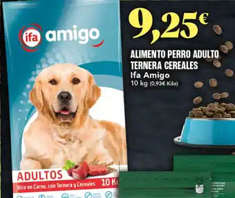 Gadis IFA AMIGO Alimento perro adulto ternera cereales oferta