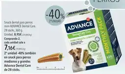 El Corte Inglés Advance Snack dental para perros mini Dental Care. oferta