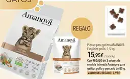 El Corte Inglés Amanova Pienso para gatitos Exquisite pollo oferta