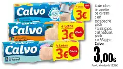 Unide Market CALVO Atún claro en aceite de girasol o en escabeche oferta