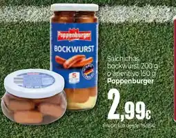Unide Market POPPENEBURGER Salchichas bockwursto aperitivo oferta