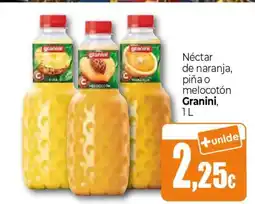 Unide Market GRANINI Néctar de naranja, piña o melocotón oferta