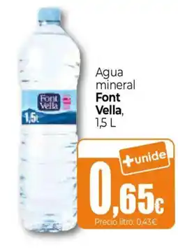 Unide Market FONT VELLA Agua mineral oferta