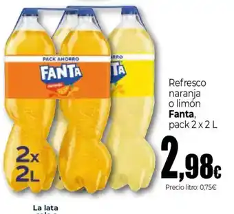 Unide Market FANTA Refresco naranja o limón oferta
