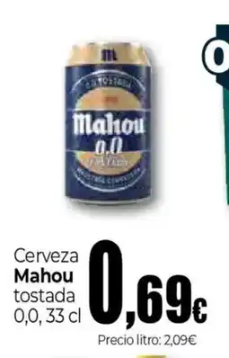 Unide Market MAHOU Cerveza tostada 0,0 oferta