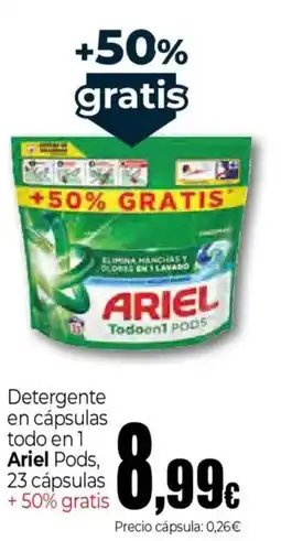 Unide Market ARIEL Detergente en cápsulas todo en 1 Pods oferta