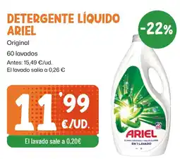 AhorraMas ARIEL Detergente líquido oferta