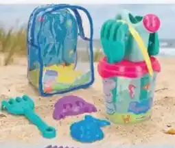 Alcampo Mochila con juguetes de playa licencias oferta