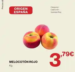 Hipercor Melocotón rojo oferta