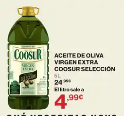 Hipercor Aceite de oliva virgen extra coosur selección oferta