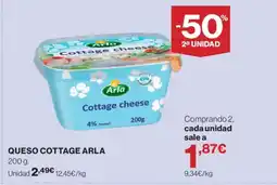 Hipercor ARLA Queso cottage oferta