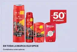 Hipercor OLD SPICE En toda la marca oferta