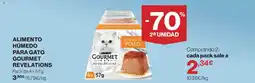 Hipercor Alimento húmedo para gato gourmet revelations oferta
