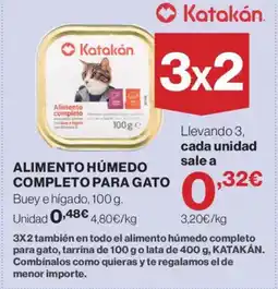 Hipercor Alimento húmedo completo para gato oferta