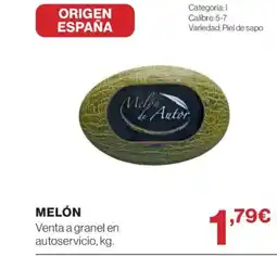 Hipercor Melón oferta