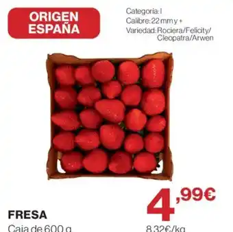 Hipercor Fresa oferta