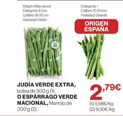 Hipercor Judía verde extra oferta