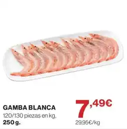 Hipercor Gamba blanca oferta