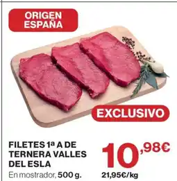 Hipercor Filetes 1ª a de ternera valles del esla oferta