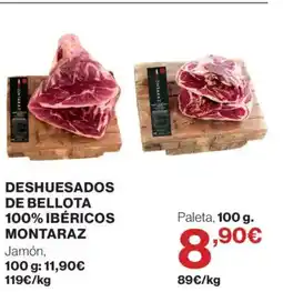 Hipercor Deshuesados de bellota 100% ibéricos montaraz oferta