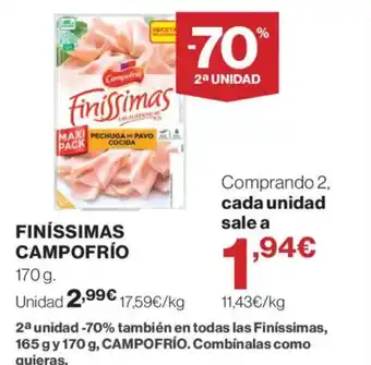 Hipercor CAMPOFRÍO Finíssimas oferta