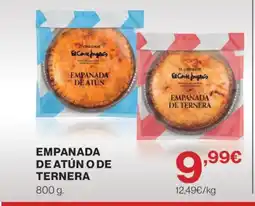 Hipercor Empanada de atún o de ternera oferta