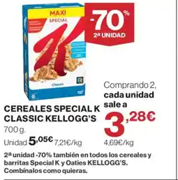 Hipercor KELLOGG'S Cereales special k classic oferta