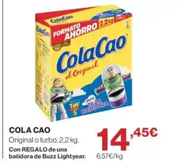 Hipercor COLA CAO oferta
