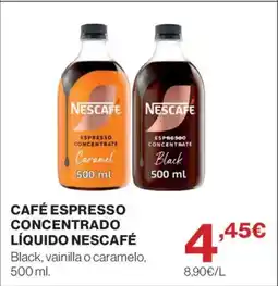 Hipercor NESCAFÉ Café espresso concentrado líquido oferta