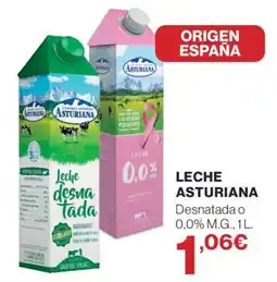Hipercor ASTURIANA Leche oferta