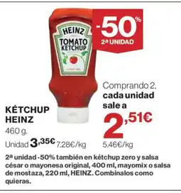 Hipercor HEINZ Kétchup oferta