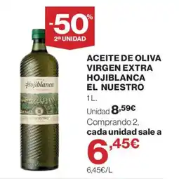 Hipercor EL NUESTRO Aceite de oliva virgen extra hojiblanca oferta