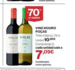 Hipercor POÇAS Vino douro oferta