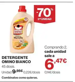Hipercor OMINO BIANCO Detergente oferta