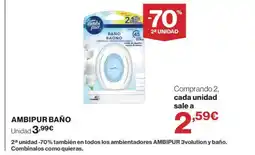 Hipercor AMBIPUR Baño oferta