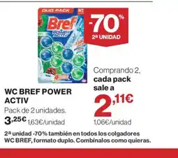 Hipercor Wc bref power activ oferta